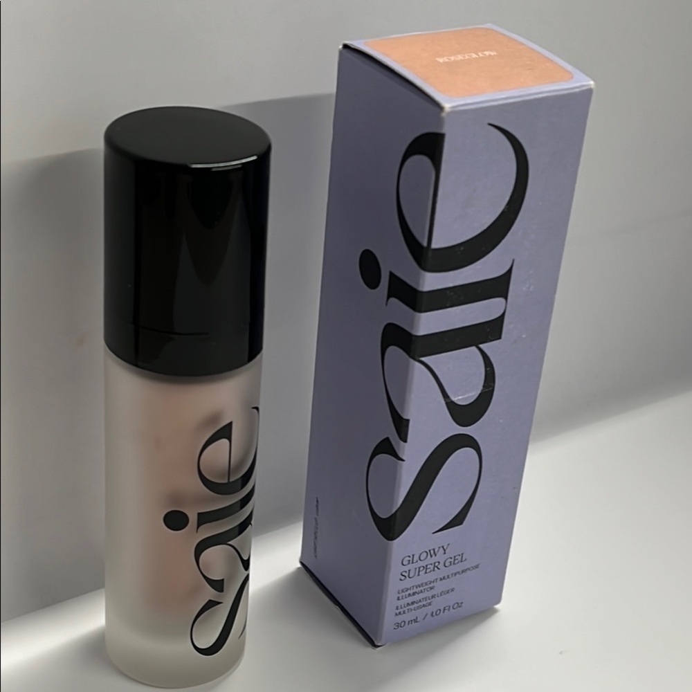 Saie Roseglow Glowy Super Gel Lightweight Dewy Multipurpose Illuminator New 30ml